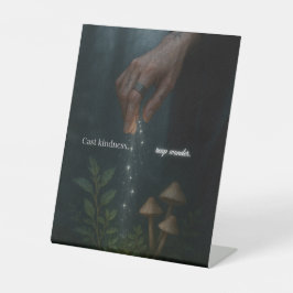 Cast Kindness Reap Wonder Uplifting Motivational 台座サイン