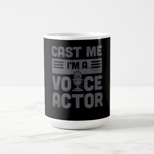 Cast Me Voice-おもしろいOver Artist音声演技 コーヒーマグカップ (中央)