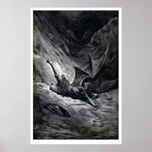Cast Out A2 A3 A4 Matte Art Print. 18th Century ポスター (正面)