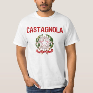 Castagnolaのイタリア人の姓 Tシャツ
