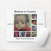 CastanのmousepadのモザイクTriploidy Awarenで信じて下さい マウスパッド (マウス)