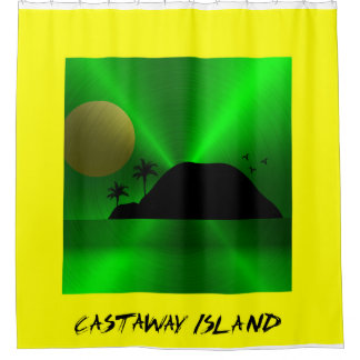 Castaway Island シャワーカーテン