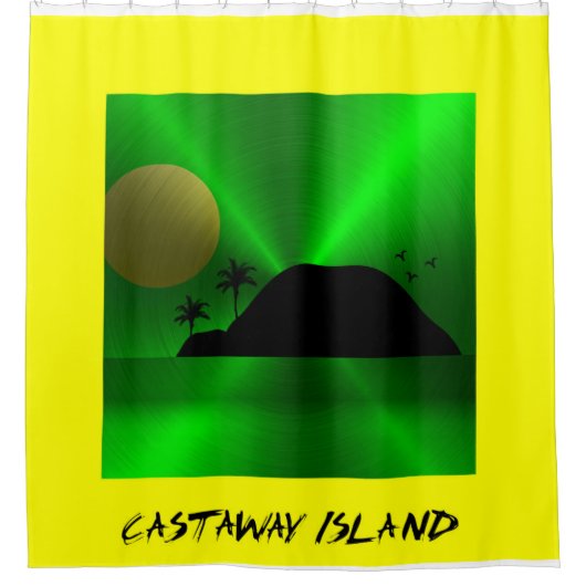 Castaway Island シャワーカーテン (正面)