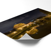 Castel Sant Angelo by night ポスター (角)