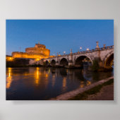 Castel Sant Angelo by night ポスター (正面)