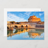 Castel Sant'Angelo, Rome, Italy ポストカード (正面/裏面)