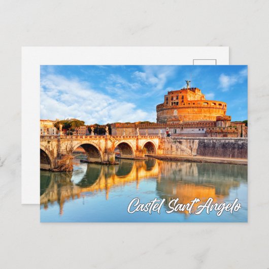 Castel Sant'Angelo, Rome, Italy ポストカード (正面/裏面)