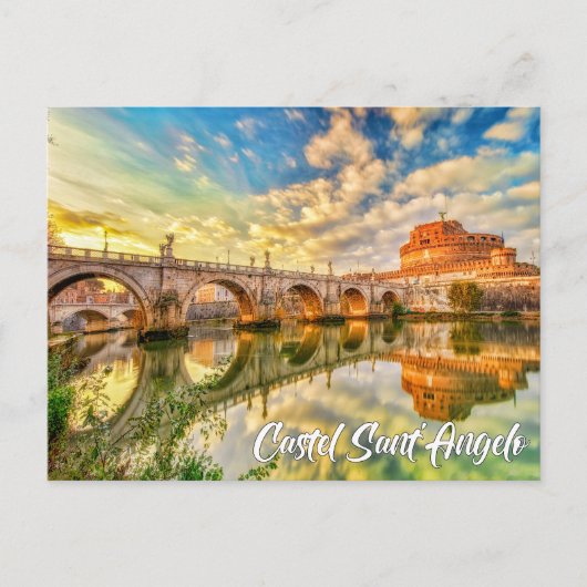 Castel Sant'Angelo, Rome, Italy ポストカード (正面)