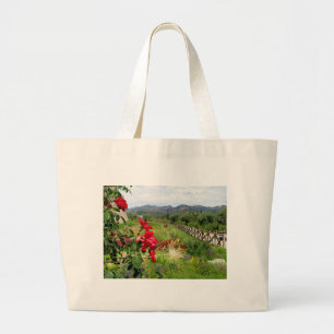 Castello di Amorosaの花 ラージトートバッグ