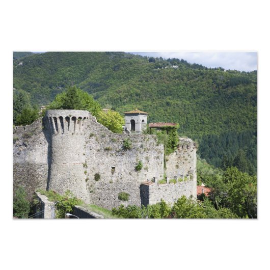 Castelnuovo di Garfagnana, Tuscany，イタリア – A フォトプリント (正面)