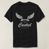 Castiel 保護 Supernatural  Tシャツ (デザイン正面)