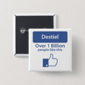 Castiel 缶バッジ (正面&裏面)