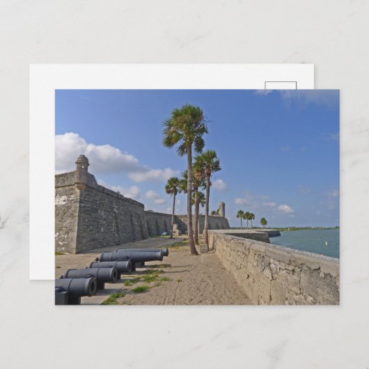 Castillo de San Marcos St Augustine Florida ポストカード (正面/裏面)