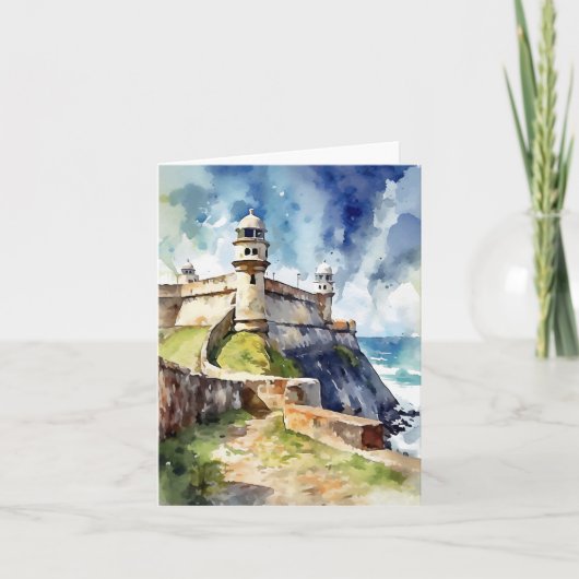 Castillo San Felipe San Juan Puerto Rico カード (正面)