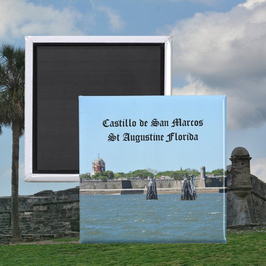Castilo de San Marcos St Augustine FL写真 マグネット