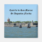 Castilo de San Marcos St Augustine FL写真 マグネット (正面)