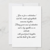 Casting a Line for Fun 招待状 (裏面)