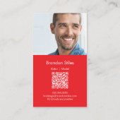 Casting Essentials Photo Business Card | QR Code 名刺 (裏面)