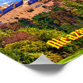 Castle Alcazar, Segovia, Spain. ポスター (角)