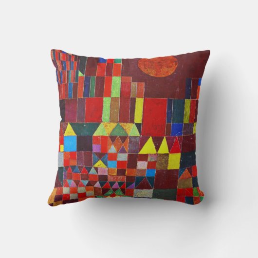 Castle and Sun, Paul Klee クッション (裏面)