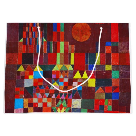 Castle and Sun, Paul Klee ラージペーパーバッグ (正面)