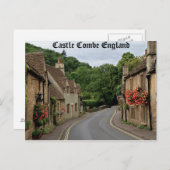 Castle Combe Englandの高精細な写真 ポストカード (正面/裏面)