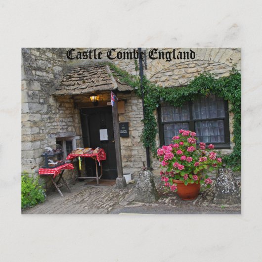 Castle Combe England、ポストカード写真 ポストカード (正面)