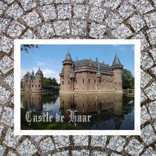 Castle de Haar, Utrecht,オランダ ポストカード