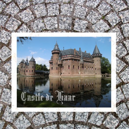 Castle de Haar, Utrecht,オランダ ポストカード