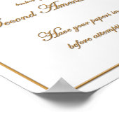 Castle Doctrine Notice ポスター (角)