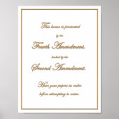 Castle Doctrine Notice ポスター (正面)