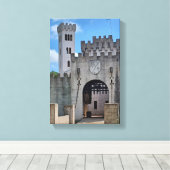 Castle Drawbridge キャンバスプリント (インサイチュ (ウッドフロア))
