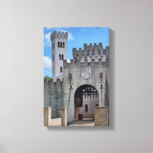 Castle Drawbridge キャンバスプリント (正面)