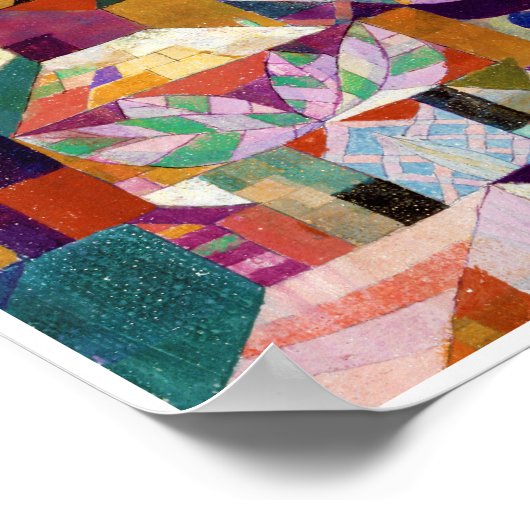 Castle Garden, Paul Klee ポスター (角)