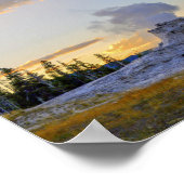 Castle Geyser at Sunset, Yellowstone National Park ポスター (角)