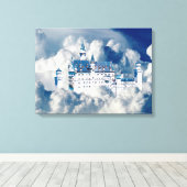 Castle in the Clouds キャンバスプリント (インサイチュ (ウッドフロア))
