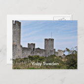 Castle in Visby、Visby Gotland Sweden ポストカード (正面/裏面)
