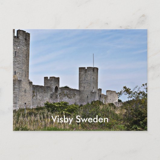 Castle in Visby、Visby Gotland Sweden ポストカード (正面)