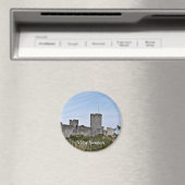 Castle in Visby、Visby Sweden マグネット (インサイチュ (食洗機))