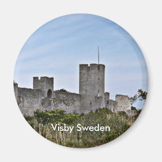 Castle in Visby、Visby Sweden マグネット