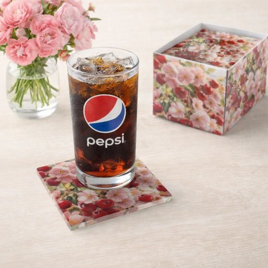 Castle Invitation Glass Coaster, Romantic Wedding  ガラスコースター