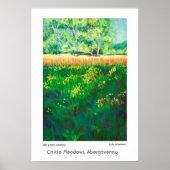 Castle Meadows, Abergavenny, Wales Poster ポスター (正面)
