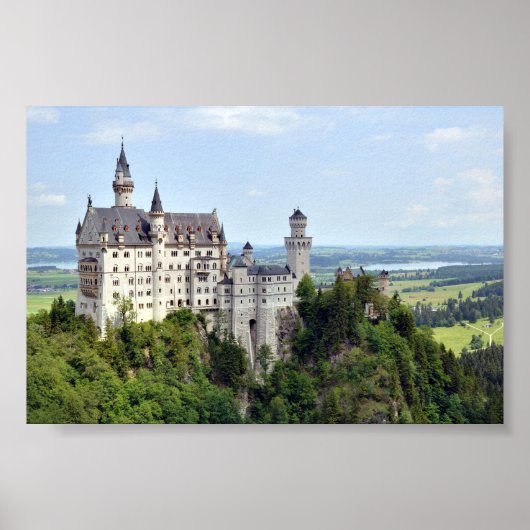 Castle Neuschwanstein Bavaria Germany ポスター (正面)