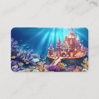 Castle of the Underwater Realm Bookmark 名刺