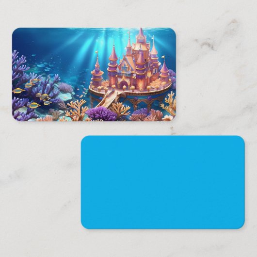 Castle of the Underwater Realm Bookmark 名刺 (正面/裏面)