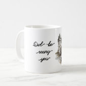 Castle Owl Be Seeing You コーヒーマグカップ (正面左)