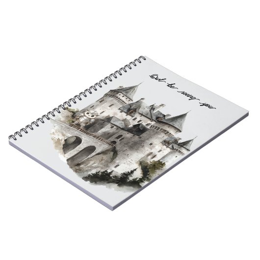 Castle Owl Be Seeing You ノートブック (左側)