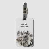 Castle Owl Be Seeing You ラゲッジタグ (正面縦)