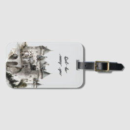 Castle Owl Be Seeing You ラゲッジタグ