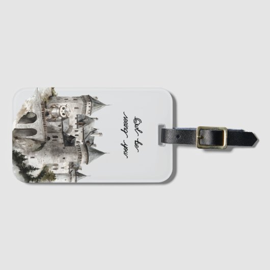 Castle Owl Be Seeing You ラゲッジタグ (正面横)